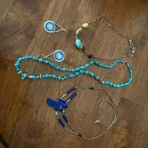 Jewerly lot turquoise/mexican style